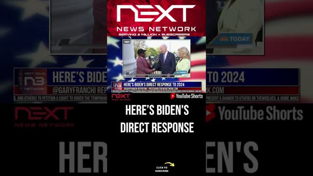 Here’s Biden's Direct Response to 2024 #shorts