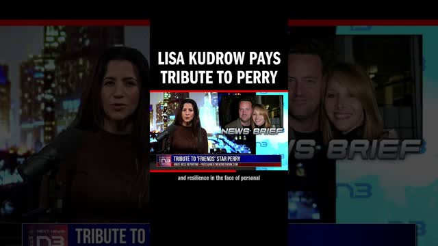 The TV world mourns Matthew Perry of 'Friends'
