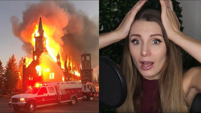 Dozens of Canadian Churches Vandalized & Burned Down!?