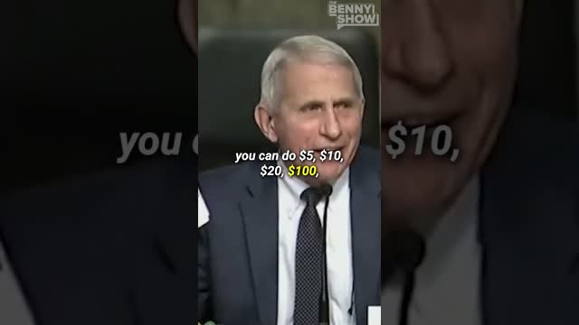 Fauci PLUGS Rand Paul's Website On LIVE TV!