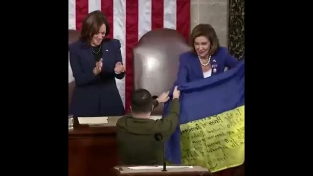 Zelensky Kisses Crazy Nancy In Cringiest Moment Yet